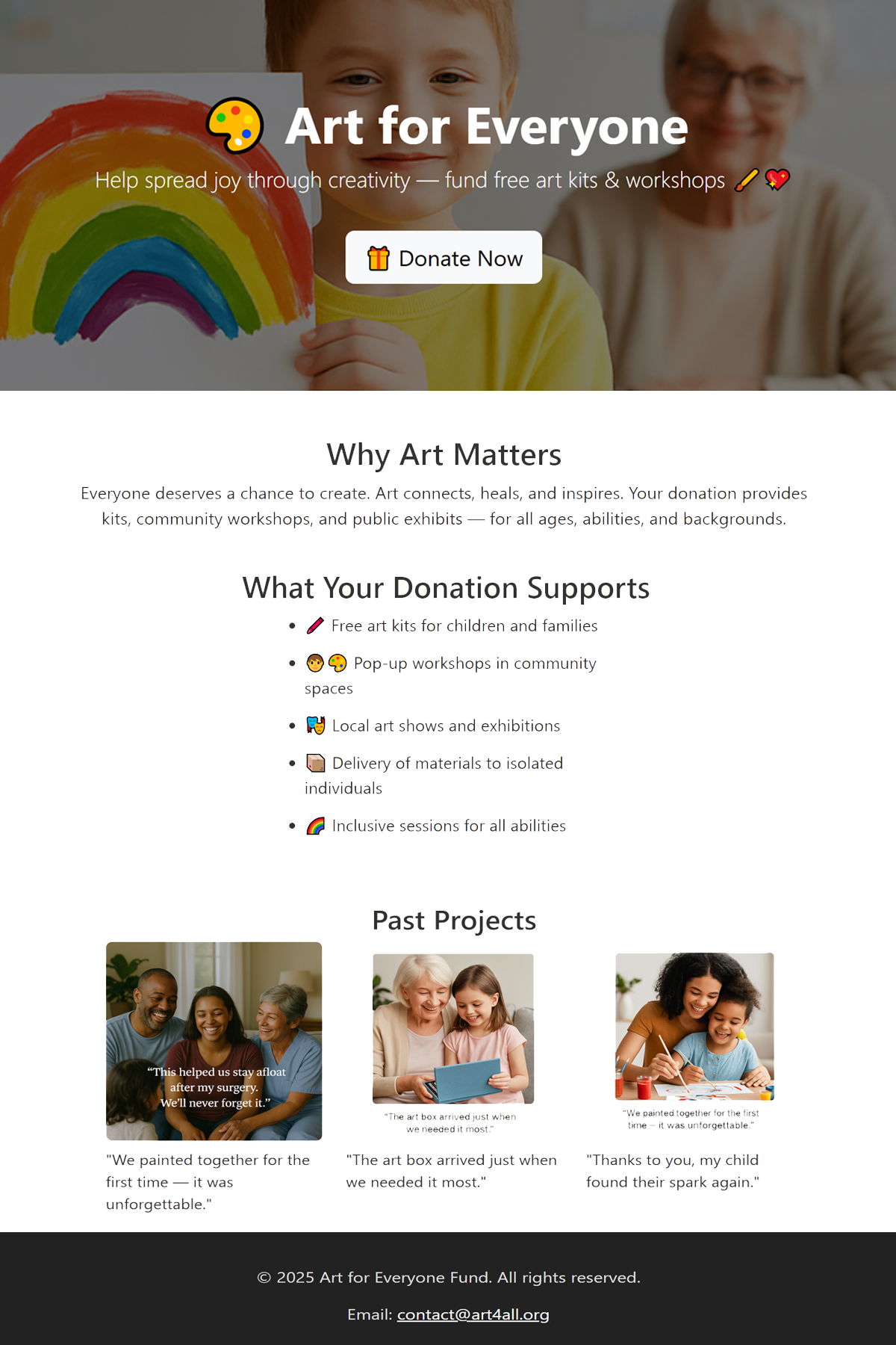 Basic Fundraiser Template